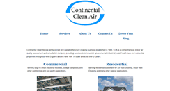 Desktop Screenshot of continentalcleanair.com